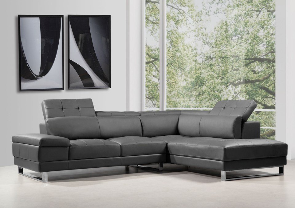 JVmoebel Ecksofa Designer Ledersofa Sofa Couch Polsterecke Wohnlandschaft Sofas, Made in Europe von JVmoebel