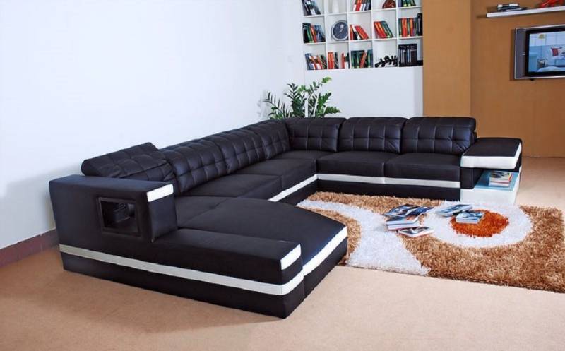 JVmoebel Ecksofa Designer Sofa Couch Ecksofa mit Hocker Polster Garnitur, Made in Europe von JVmoebel