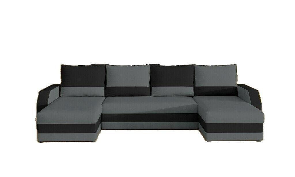 JVmoebel Ecksofa Eck Stoff Ecksofa U-Form Sofa Couch Design Textil Couch, Made in Europe von JVmoebel