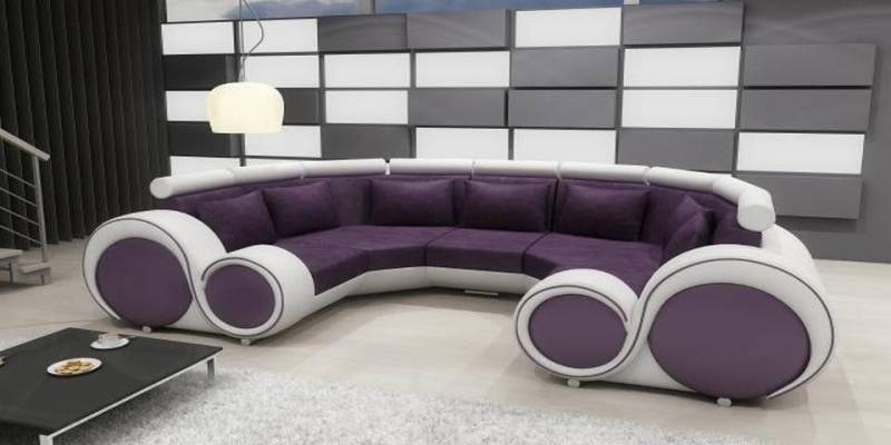 JVmoebel Ecksofa Ecksofa + USB Wohnlandschaft U Form Textil Big XXL Ecksofa Stoff, Made in Europa von JVmoebel