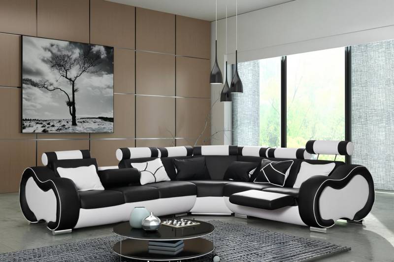 JVmoebel Ecksofa Couch SOLINGEN Sofa Wohnlandschaft mit Relaxfunktion - bequem, Made in Europa JVmoebel Ecksofa Couch SOLINGEN Sofa Wohnlandschaft mit Relaxfunktion - bequem, Made in Europa von JVmoebel