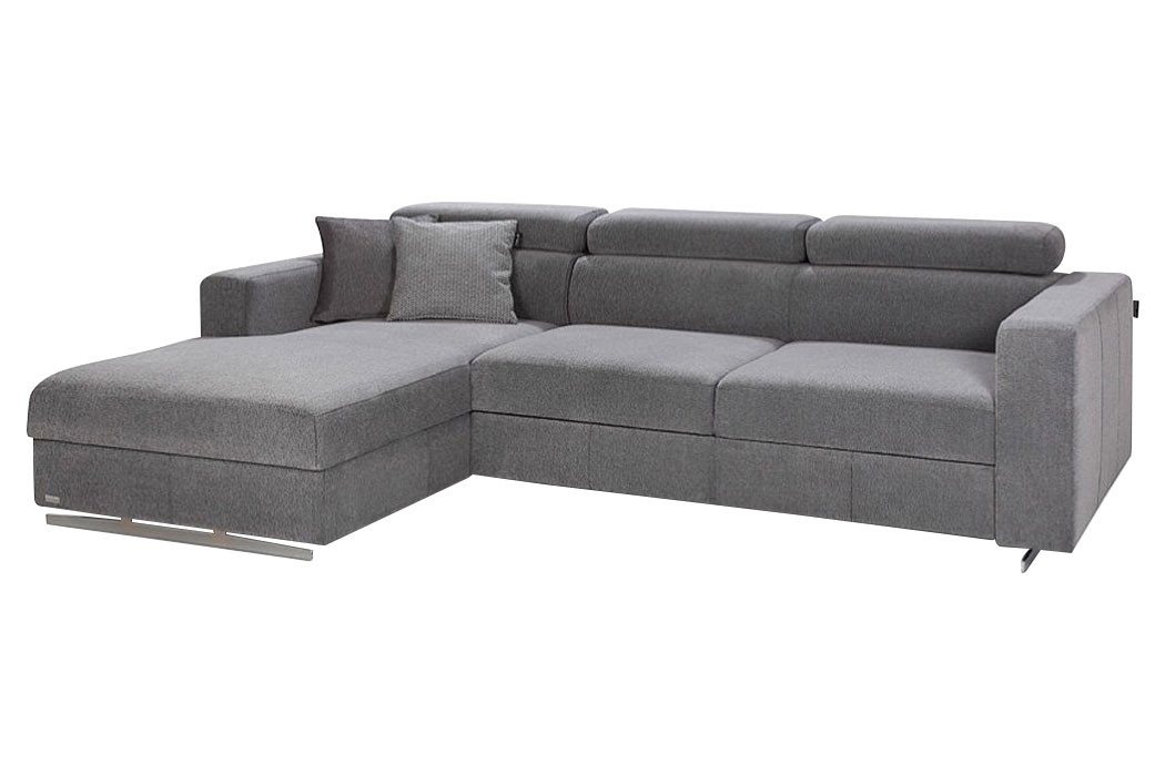 JVmoebel Ecksofa Ecksofa L-Form Couch Design Polster Textil Modern Bettfunktion, Made in Europe von JVmoebel