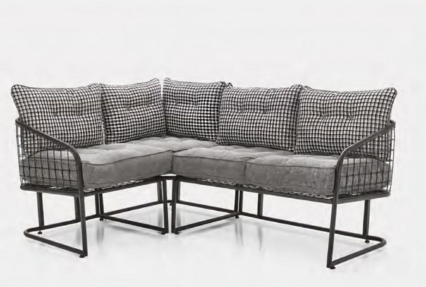 JVmoebel Gartensofa Ecksofa L-Form Eckcouch Sofa Sitzgruppe mit Kissen Esszimmer Terrasse, 1 Teile, Made in Europa JVmoebel Gartensofa Ecksofa L-Form Eckcouch Sofa Sitzgruppe mit Kissen Esszimmer Terrasse, 1 Teile, Made in Europa von JVmoebel