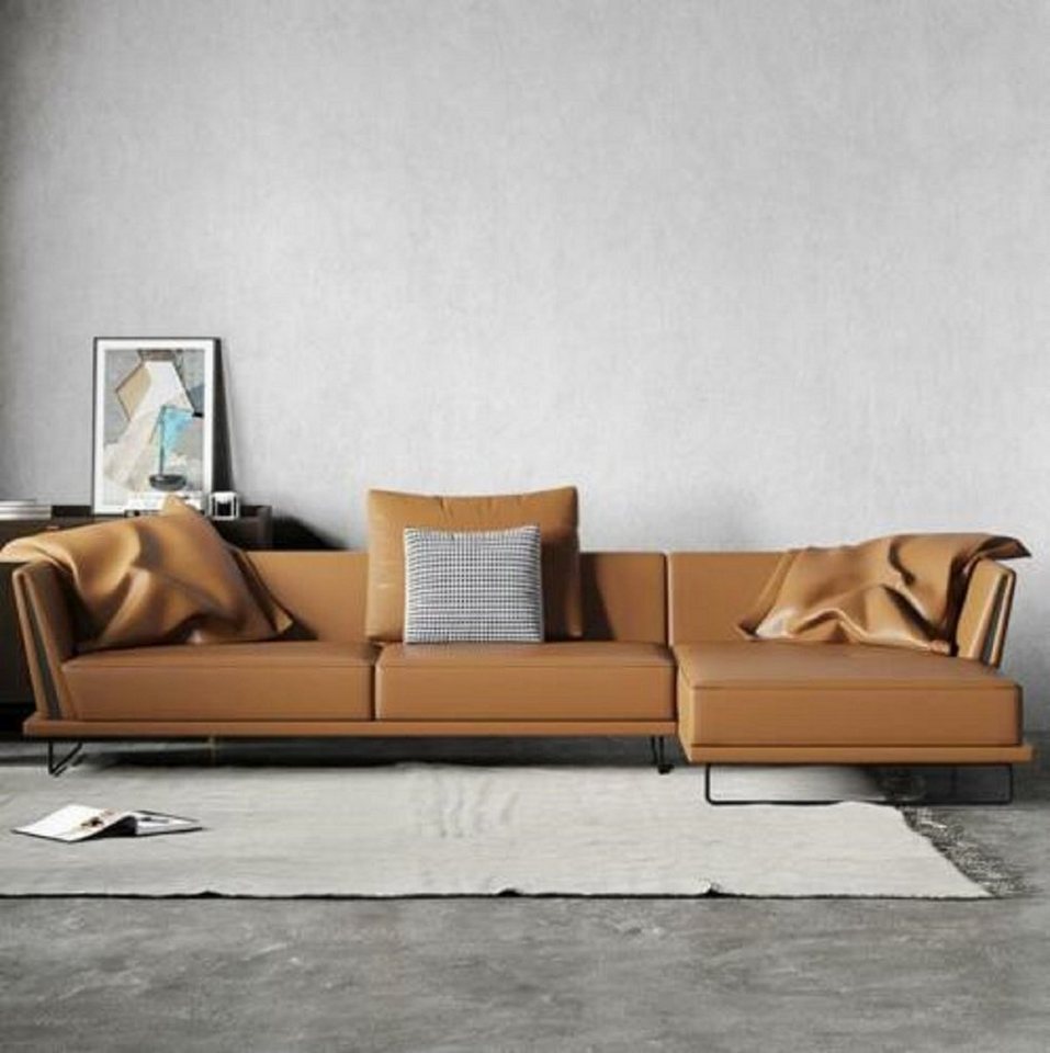 JVmoebel Ecksofa Ecksofa L-form Leder Wohnlandschaft Relax Sofa Design Couch, Made in Europe von JVmoebel