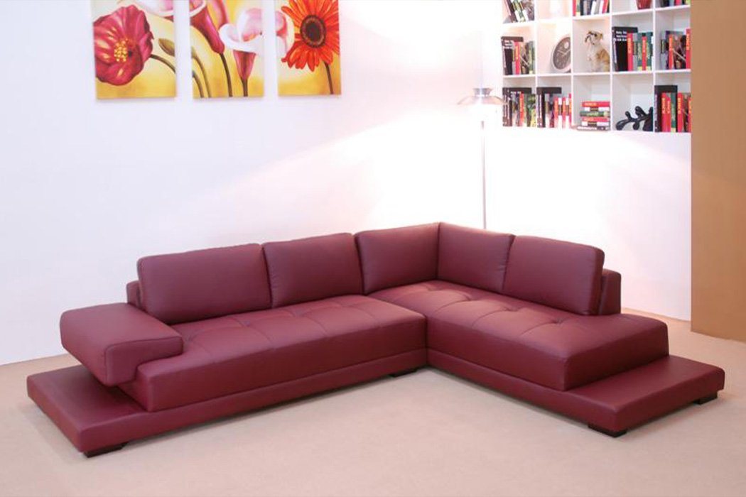 JVmoebel Ecksofa Ecksofa Leder Sofa Couch Polster Eck Sitz Wohnlandschaft Garnitur, Made in Europe von JVmoebel