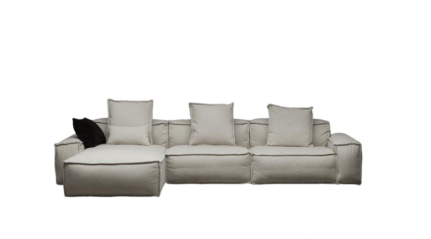 JVmoebel Ecksofa Ecksofa Polster Modern Wohnlandschaft Stoff Sofa Couchen Möbel, 2 Teile, Made in Europa von JVmoebel