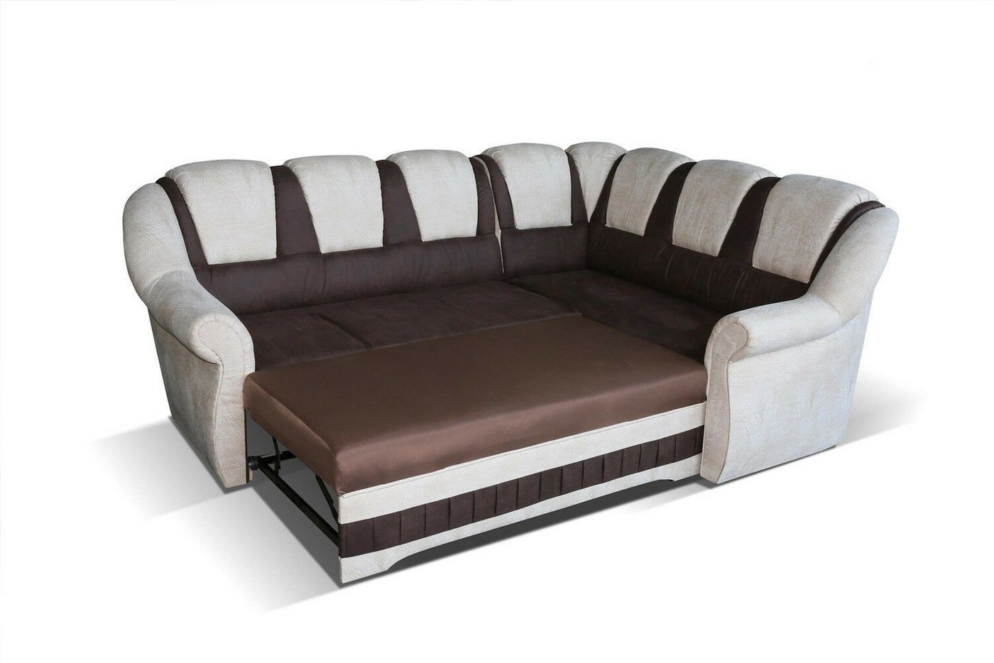 JVmoebel Ecksofa Ecksofa Schlafsofa Couch Sofa Wohnlandschaft Sofas Couchen Polster, Mit Bettfunktion von JVmoebel