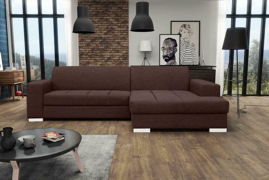 JVmoebel Ecksofa Ecksofa Sofa Couch Schlaf Polster Eck Garnitur Wohnlandschaft Bett von JVmoebel