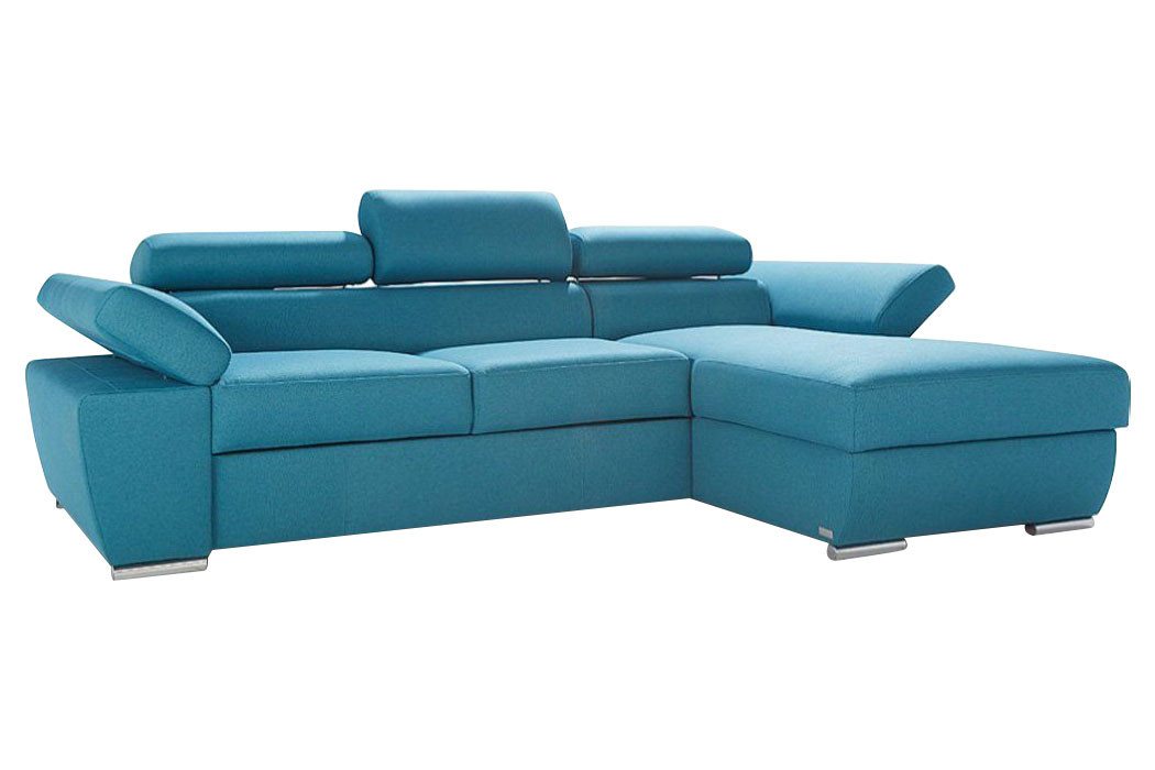JVmoebel Ecksofa Ecksofa Stoff L-Form Bettfunktion Couch Design Polster Textil, Made in Europe von JVmoebel