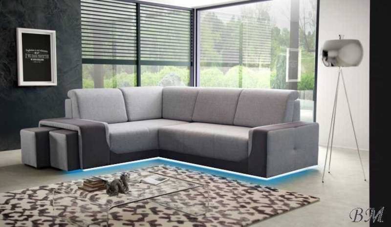 JVmoebel Ecksofa Ecksofa Wohnlandschaft + Bettfunktion Lounge Sofa Polster Ecke, Made in Europa JVmoebel Ecksofa Ecksofa Wohnlandschaft + Bettfunktion Lounge Sofa Polster Ecke, Made in Europa von JVmoebel
