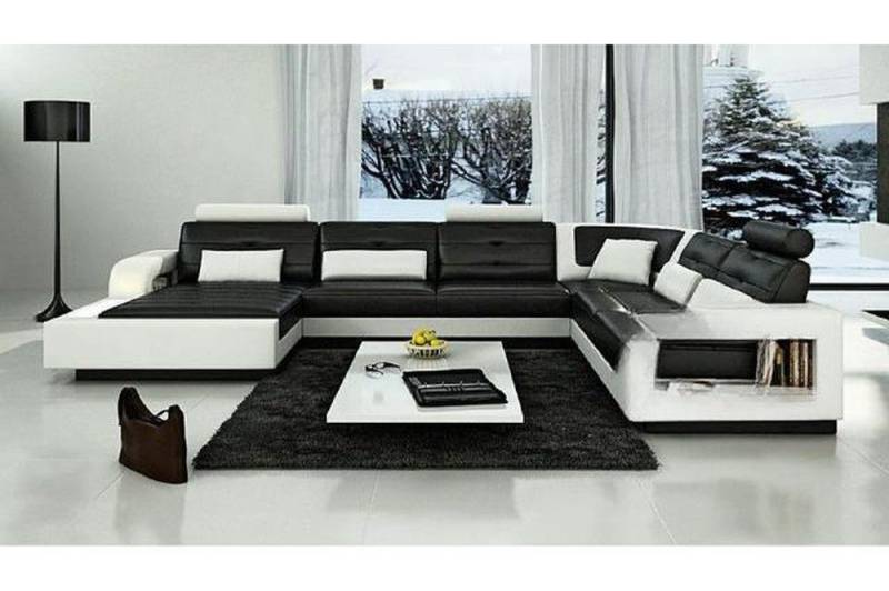 JVmoebel Ecksofa Ecksofa aus Leder mit USB - Moderne Ledercouch Wohnlandschaft, Made in Europa JVmoebel Ecksofa Ecksofa aus Leder mit USB - Moderne Ledercouch Wohnlandschaft, Made in Europa von JVmoebel