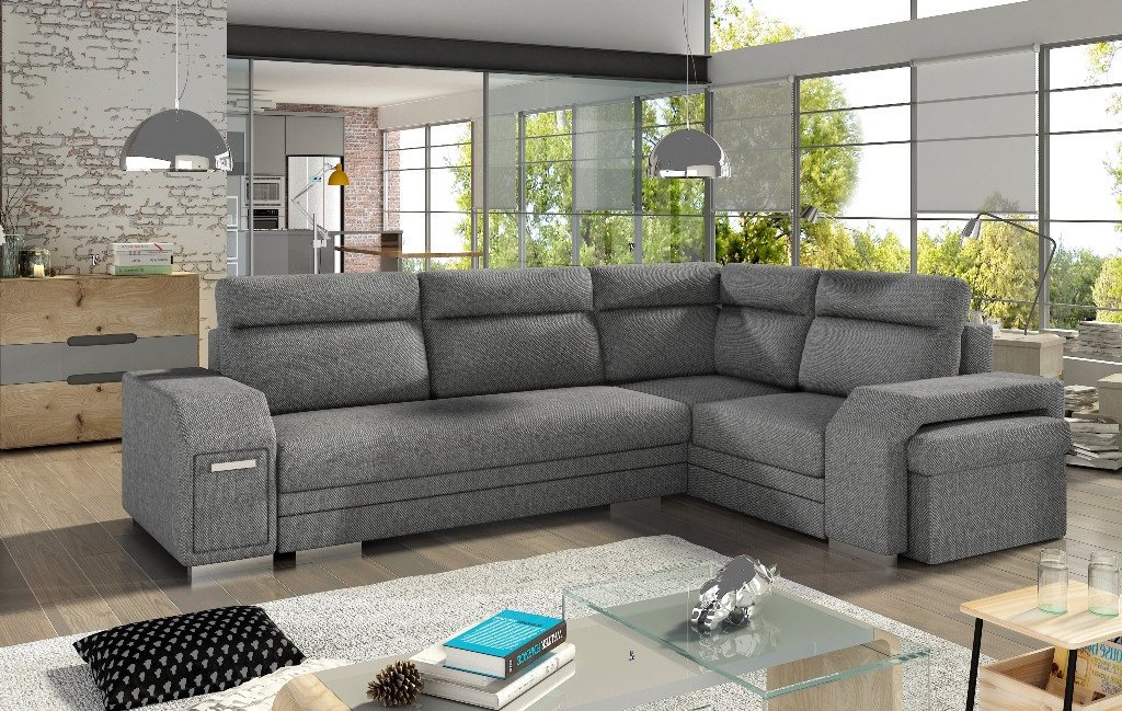 JVmoebel Ecksofa Ecksofa mit Bettkasten – Schlafsofa und Polstersofa für Ihr Wohnzimmer, Made in Europa JVmoebel Ecksofa Ecksofa mit Bettkasten – Schlafsofa und Polstersofa für Ihr Wohnzimmer, Made in Europa von JVmoebel