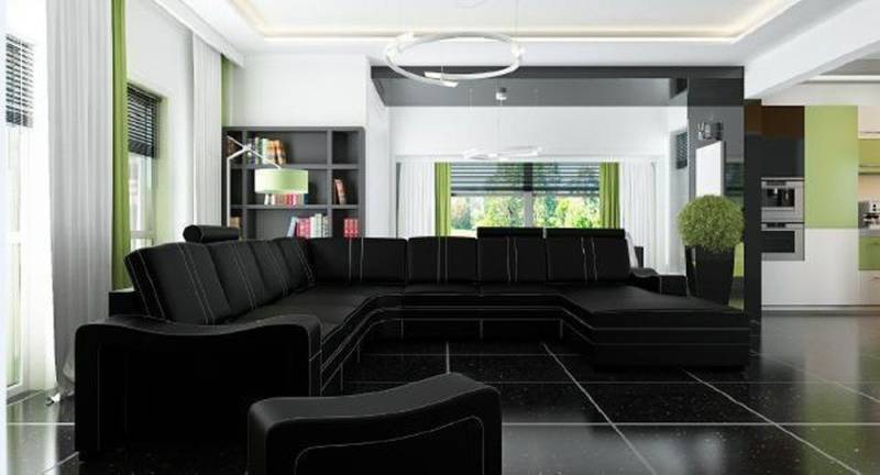 JVmoebel Ecksofa Ecksofa mit USB-Steckdosen - Ledercouch Wohnlandschaft, Made in Europa JVmoebel Ecksofa Ecksofa mit USB-Steckdosen - Ledercouch Wohnlandschaft, Made in Europa von JVmoebel