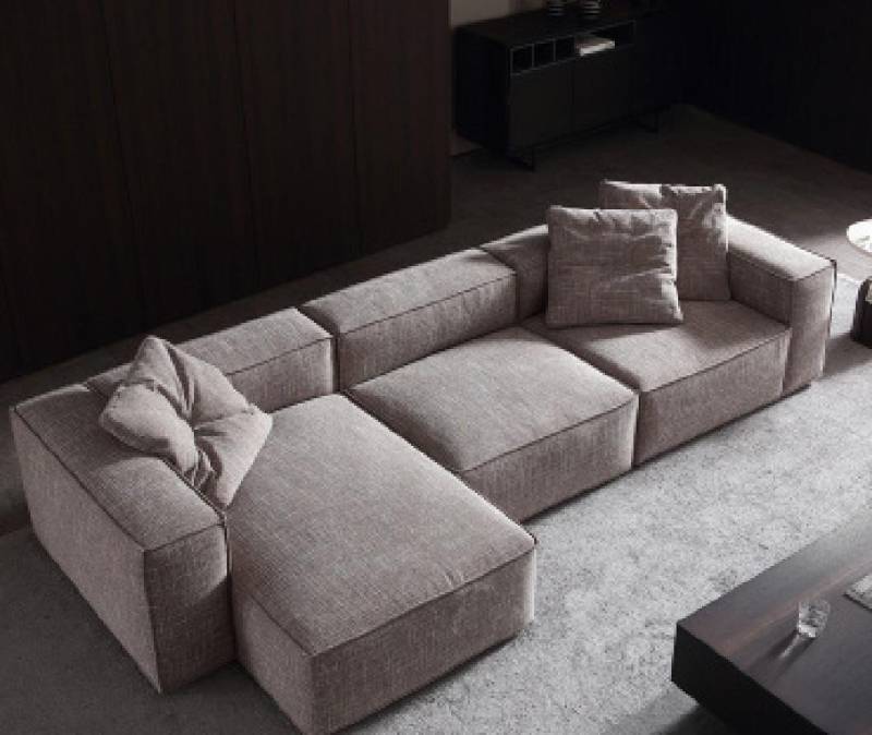 JVmoebel Ecksofa Elegantes Ecksofa in L-Form in Taupe - Moderne Designer-Couch, Made in Europa JVmoebel Ecksofa Elegantes Ecksofa in L-Form in Taupe - Moderne Designer-Couch, Made in Europa von JVmoebel