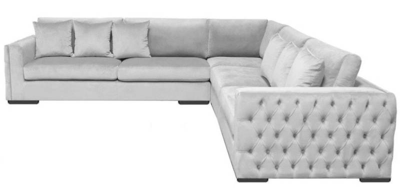 JVmoebel Ecksofa Elegantes Silber Ecksofa in moderner L-Form - Neueste Polstermöbel, Made in Europa JVmoebel Ecksofa Elegantes Silber Ecksofa in moderner L-Form - Neueste Polstermöbel, Made in Europa von JVmoebel