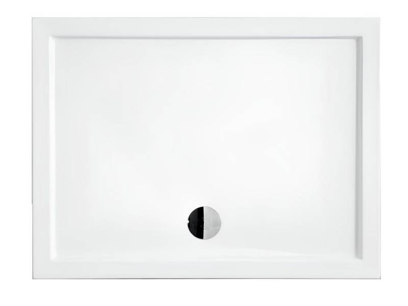 JVmoebel Ecksofa Flache Duschwanne aus Acryl mit Ablaufgarnitur für die Dusche, Made in Europa von JVmoebel
