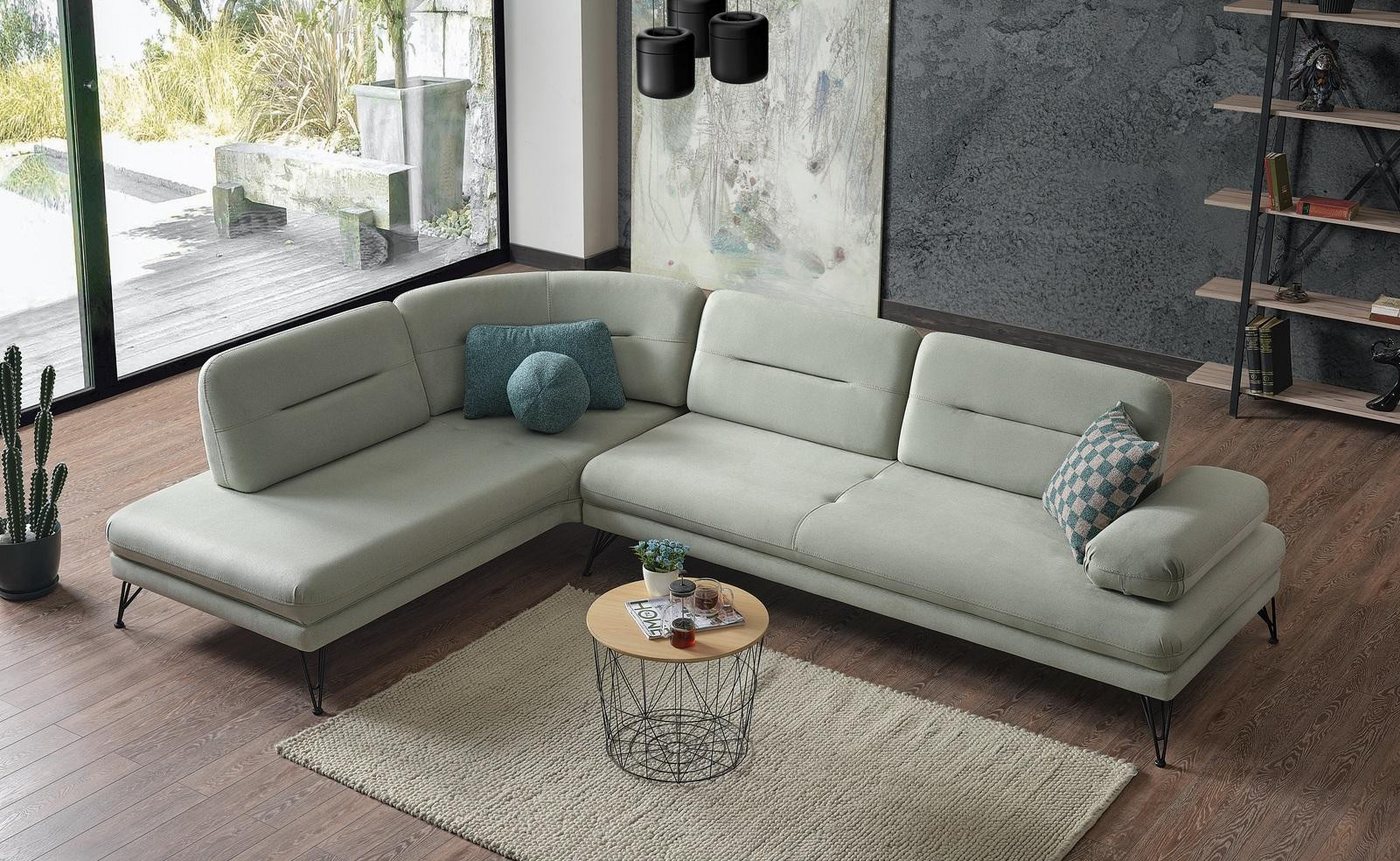 JVmoebel Ecksofa Grau L-Form Wohnlandschaft Sofa Neu für Ihr Wohnzimmer, 1 Teile, Made in Europa JVmoebel Ecksofa Grau L-Form Wohnlandschaft Sofa Neu für Ihr Wohnzimmer, 1 Teile, Made in Europa von JVmoebel