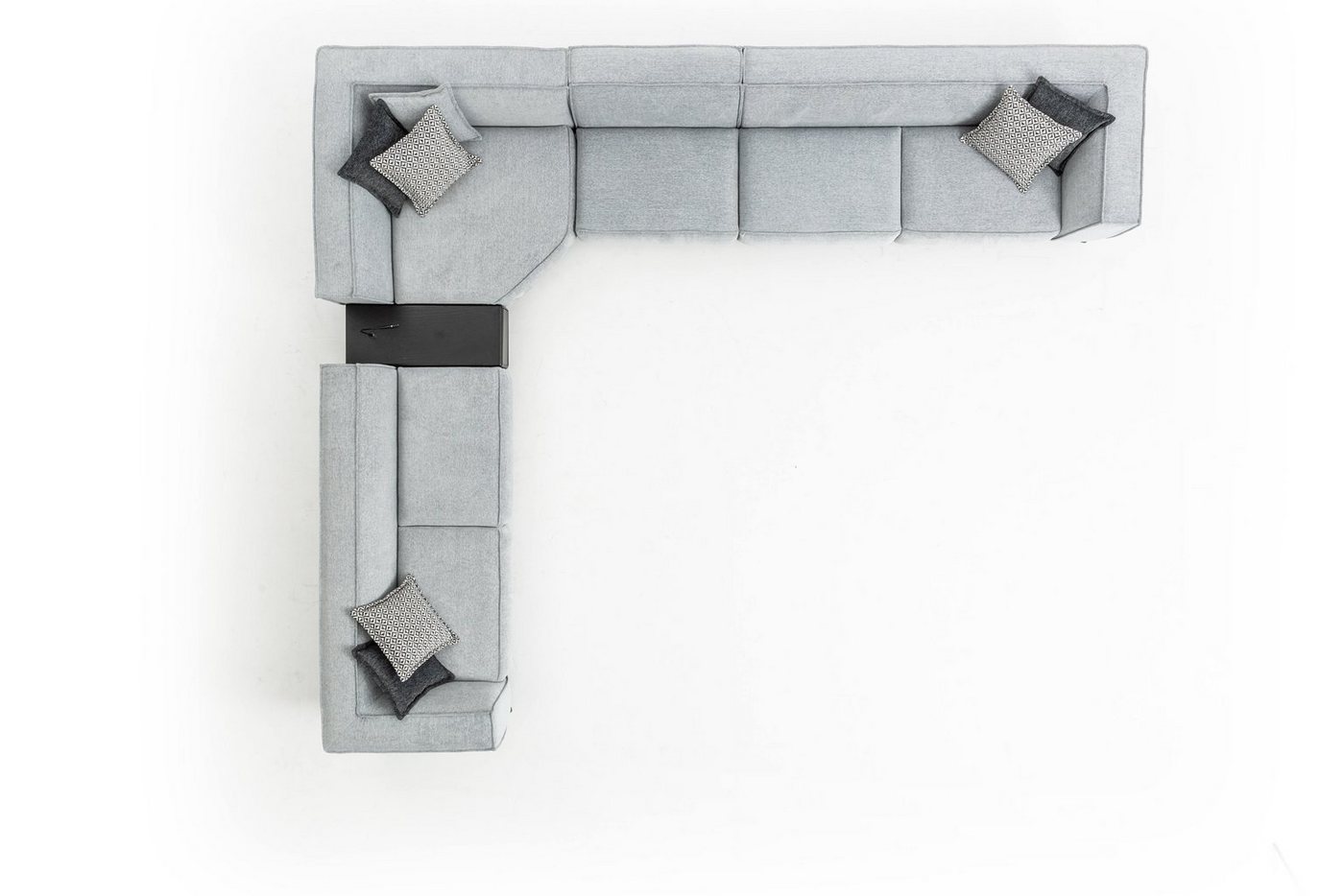 JVmoebel Ecksofa Grau Polstersofa in L-Form für modernes Wohnzimmer Design, Made in Europa JVmoebel Ecksofa Grau Polstersofa in L-Form für modernes Wohnzimmer Design, Made in Europa von JVmoebel
