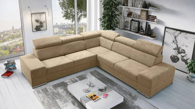JVmoebel Ecksofa L-Form Designer Sofa Couch Ecksofa Neu Ecksofa Polster, Made in Europa von JVmoebel