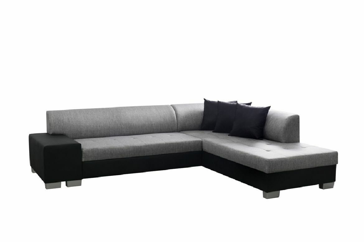 JVmoebel Ecksofa L-Form Designer Sofa mit Bettfunktion Wohnlandschaft Schlafsofa, Mit Bettfunktion von JVmoebel