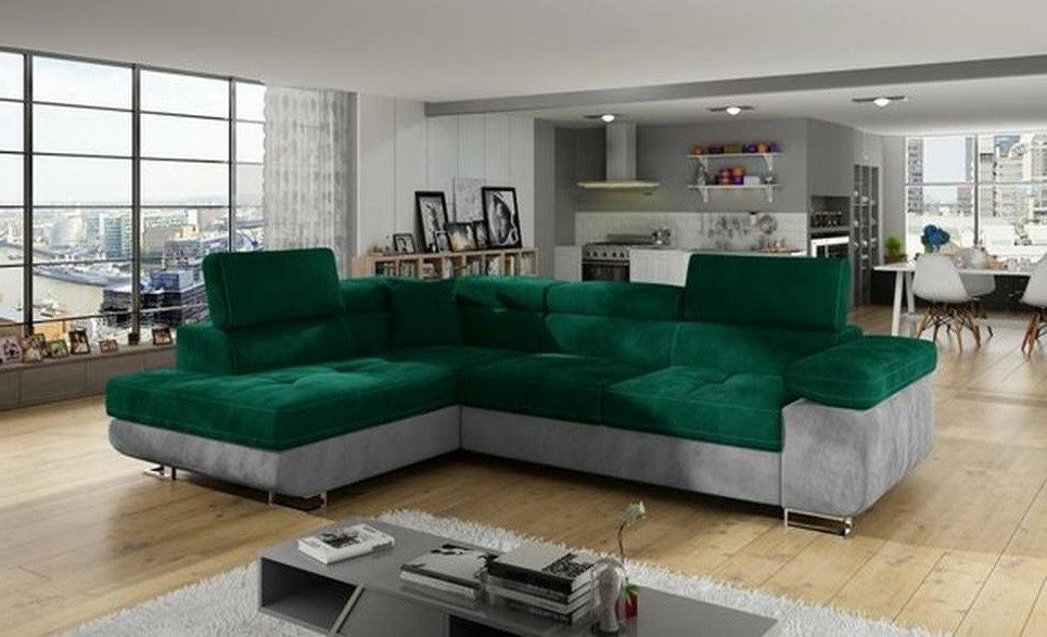 JVmoebel Ecksofa L Form Ecksofa Textil Design Sofa Ecke Eckcouch, Made in Europa JVmoebel Ecksofa L Form Ecksofa Textil Design Sofa Ecke Eckcouch, Made in Europa von JVmoebel
