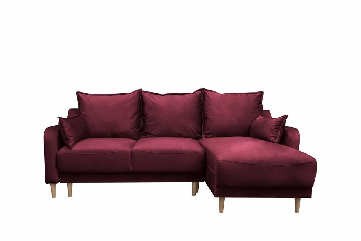 JVmoebel Ecksofa L-Form Sofa Designer Sofa mit Bettfunktion Bettkasten Schlafsofa, Mit Bettfunktion von JVmoebel