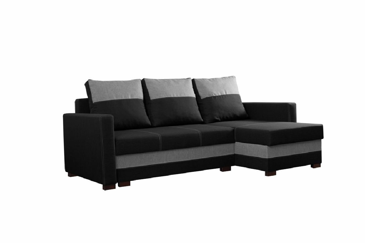 JVmoebel Ecksofa L-Form Sofa Designer mit Bettfunktion Wohnlandschaft Schlafsofa, Mit Bettfunktion von JVmoebel