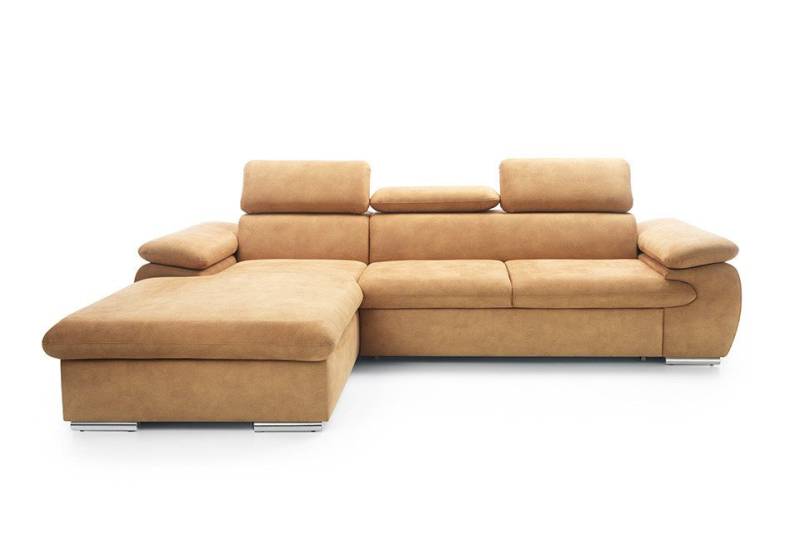 JVmoebel Ecksofa L-form Schlafsofa Eckcouch mit Bettkasten und modernen Designs, Made in Europa von JVmoebel