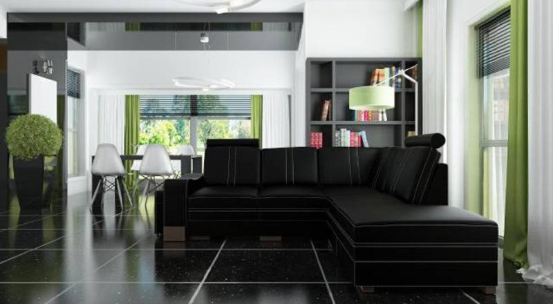 JVmoebel Ecksofa LEDERSOFA ECKSOFA MIT BETTFUNKTION BETTKASTEN SCHLAFSOFA LEDERECKCOUCH, Made in Europa von JVmoebel