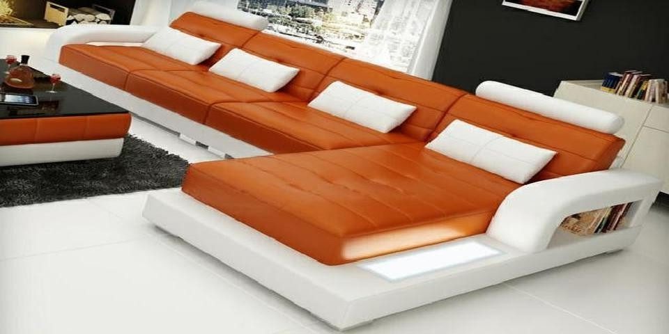 JVmoebel Ecksofa LEDERSOFA SOFA ECKCOUCH USB SOFAGARNITUR COUCH WOHNLANDSCHAFT, 1 Teile, Made in Europa JVmoebel Ecksofa LEDERSOFA SOFA ECKCOUCH USB SOFAGARNITUR COUCH WOHNLANDSCHAFT, 1 Teile, Made in Europa von JVmoebel