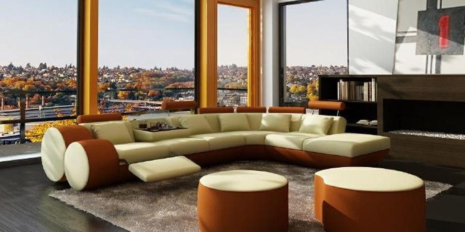 JVmoebel Ecksofa LEDERSOFA SOFA XXL WOHNLANDSCHAFT ECKSOFA mit USB NEW LEDERCOUCH, Made in Europa JVmoebel Ecksofa LEDERSOFA SOFA XXL WOHNLANDSCHAFT ECKSOFA mit USB NEW LEDERCOUCH, Made in Europa von JVmoebel