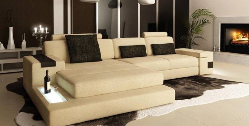JVmoebel Ecksofa LForm Wohnlandschaft Couch Big XXL Sofa Leder Polster Ecke Garnitur, Made in Europa von JVmoebel