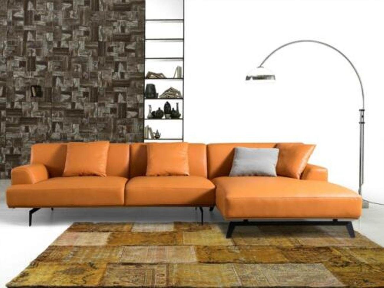 JVmoebel Ecksofa Leder Couch Wohnlandschaft Eck Garnitur Design Modern Sofa L-Form, Made in Europe von JVmoebel