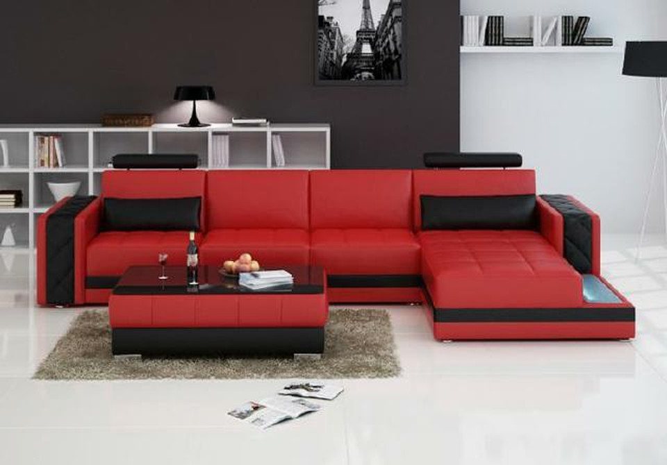 JVmoebel Ecksofa Ledersofa Big XXL U Form Wohnlandschaft Relax Sofa Couch, Made in Europa JVmoebel Ecksofa Ledersofa Big XXL U Form Wohnlandschaft Relax Sofa Couch, Made in Europa von JVmoebel