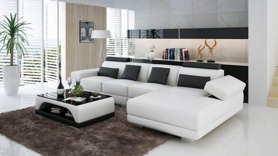 JVmoebel Ecksofa Ledersofa Couch Wohnlandschaft Ecksofa Eck Design Modern Sofa, Made in Europa JVmoebel Ecksofa Ledersofa Couch Wohnlandschaft Ecksofa Eck Design Modern Sofa, Made in Europa von JVmoebel