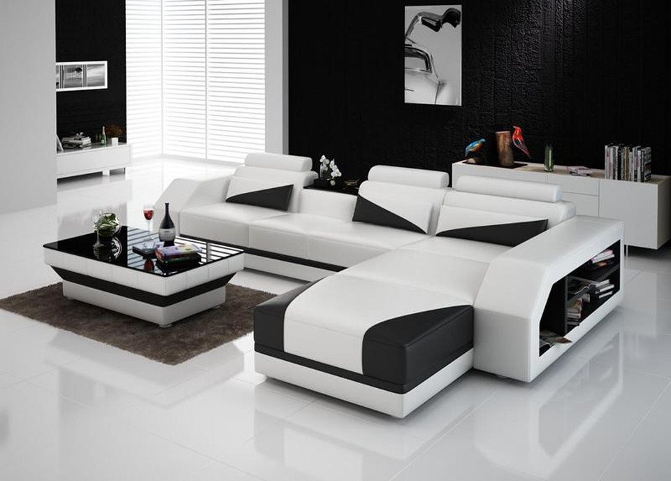 JVmoebel Wohnlandschaft Ledersofa mit USB,Wohnlandschaft Ecksofa Eck Garnitur Design Modern, Made in Europa JVmoebel Wohnlandschaft Ledersofa mit USB,Wohnlandschaft Ecksofa Eck Garnitur Design Modern, Made in Europa von JVmoebel