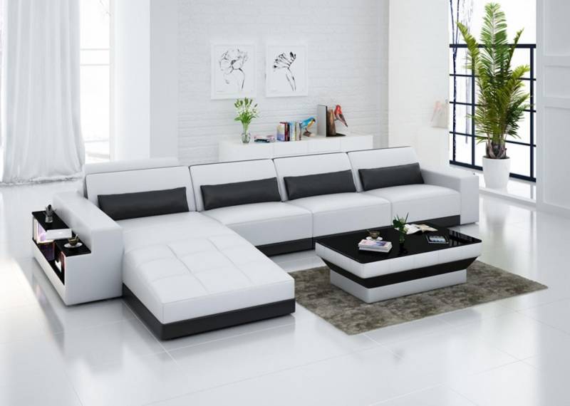 JVmoebel Ecksofa Ledersofa mit USB-Anschluss Design Couch Garnitur Modern Stil, Made in Europa JVmoebel Ecksofa Ledersofa mit USB-Anschluss Design Couch Garnitur Modern Stil, Made in Europa von JVmoebel