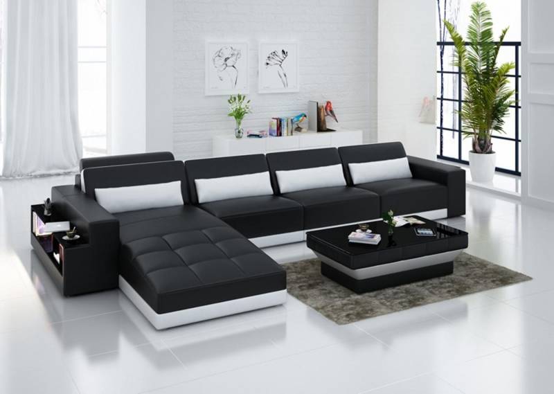 JVmoebel Ecksofa Ledersofa mit USB-Anschluss Design Couch Garnitur Modern Stil, Made in Europa JVmoebel Ecksofa Ledersofa mit USB-Anschluss Design Couch Garnitur Modern Stil, Made in Europa von JVmoebel