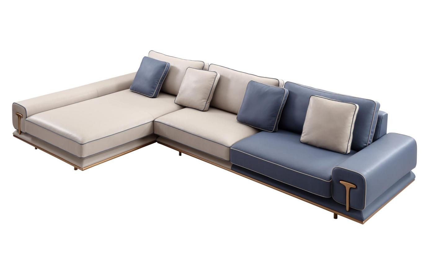 JVmoebel Ecksofa Lform Sofa Eckgarnitur Gemütliches Polstersofa in Stoff 1-teilig, 1 Teile, Made in Europa JVmoebel Ecksofa Lform Sofa Eckgarnitur Gemütliches Polstersofa in Stoff 1-teilig, 1 Teile, Made in Europa von JVmoebel