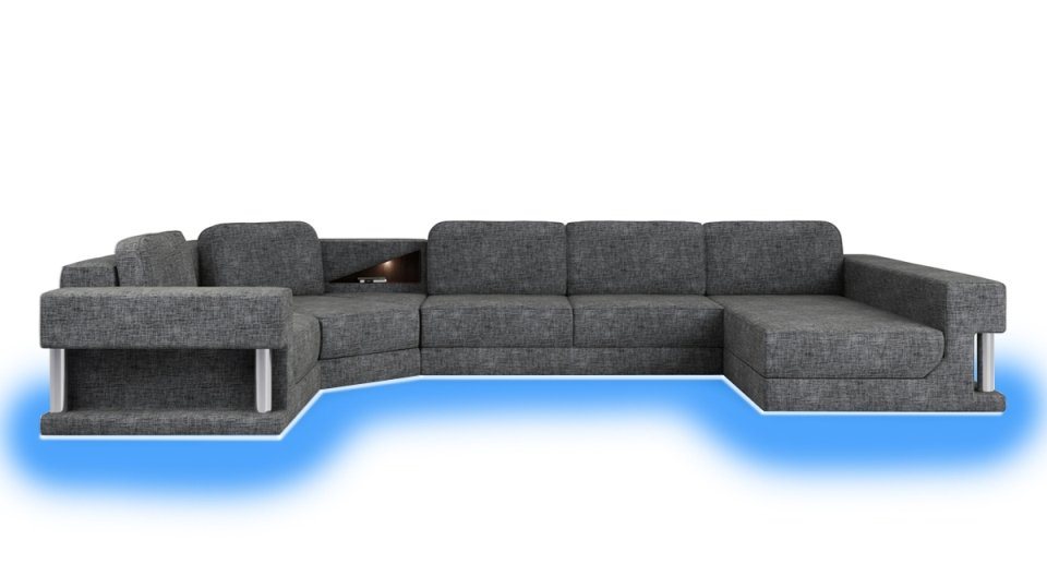 JVmoebel Ecksofa Modern Ecksofa Couch Polster Leder Design Sofa von JVmoebel