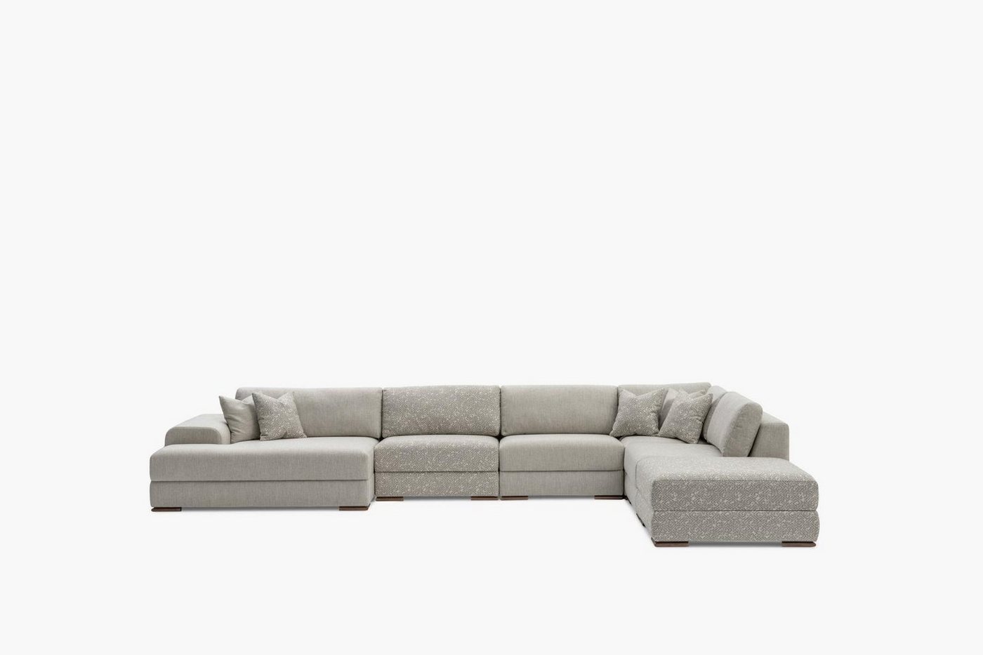 JVmoebel Ecksofa Modern Ecksofa Stoff Big Sofa Couch L Form Polstersofa 150x425x290, Made in Europe von JVmoebel