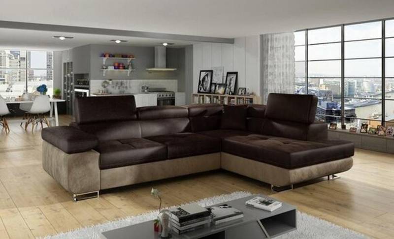 JVmoebel Ecksofa Modern L Form Ecksofa – Designer Eckcouch Textil Sofa Garnitur, Made in Europa von JVmoebel