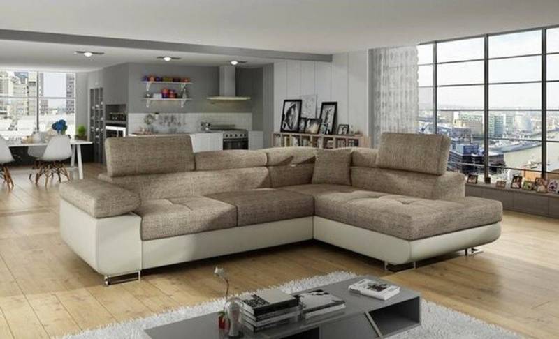 JVmoebel Ecksofa Modern L Form Ecksofa – Designer Eckcouch Textil Sofa Garnitur, Made in Europa von JVmoebel