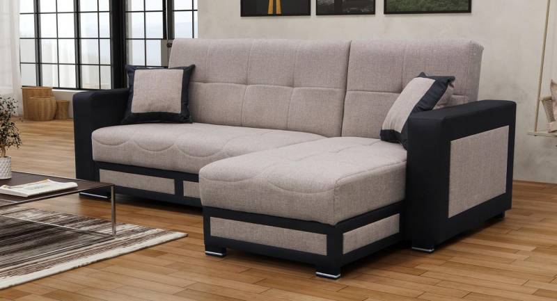 JVmoebel Ecksofa Moderne L-Form Wohnlandschaft mit Hocker - Designer Schlafsofa, Made in Europa JVmoebel Ecksofa Moderne L-Form Wohnlandschaft mit Hocker - Designer Schlafsofa, Made in Europa von JVmoebel