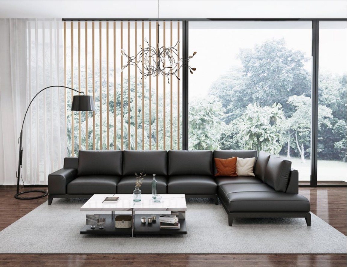 JVmoebel Ecksofa Moderne L-förmige Wohnlandschaft Couch aus hochwertigem Leder, Made in Europa JVmoebel Ecksofa Moderne L-förmige Wohnlandschaft Couch aus hochwertigem Leder, Made in Europa von JVmoebel