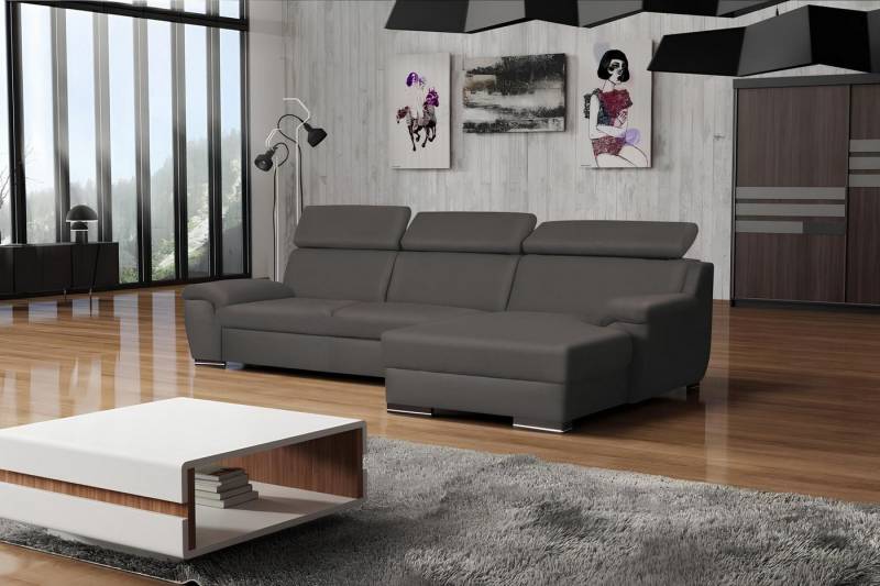 JVmoebel Ecksofa Moderne Luxus L-Form Polstermöbel Wohnzimmer Braun Design, Made in Europa von JVmoebel