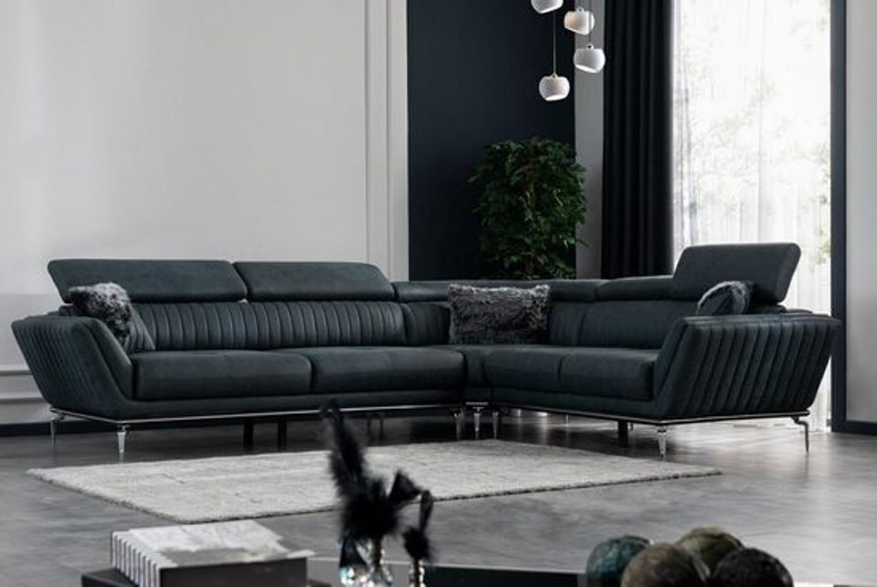 JVmoebel Ecksofa Modernes Ecksofa Designsofa Kunstleder neu, mit Relaxfunktion von JVmoebel