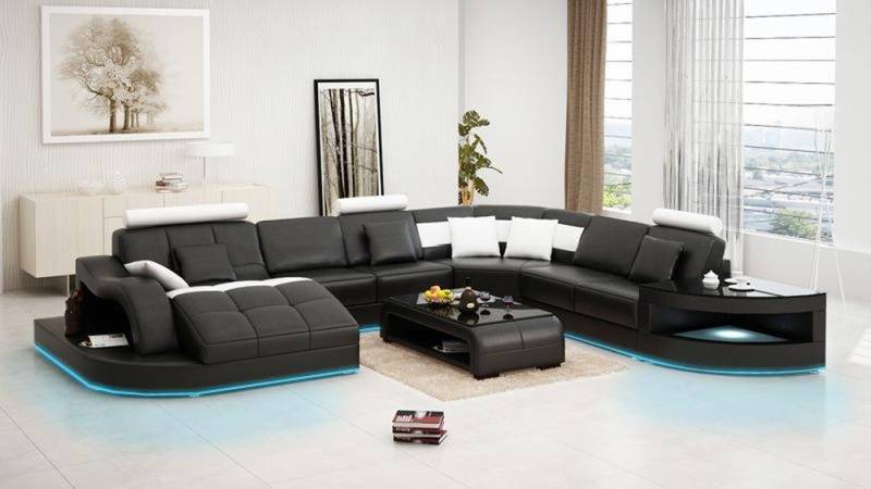 JVmoebel Ecksofa Modernes Ecksofa aus Leder mit USB-Anschluss und Wohnlandschaft, Made in Europa JVmoebel Ecksofa Modernes Ecksofa aus Leder mit USB-Anschluss und Wohnlandschaft, Made in Europa von JVmoebel