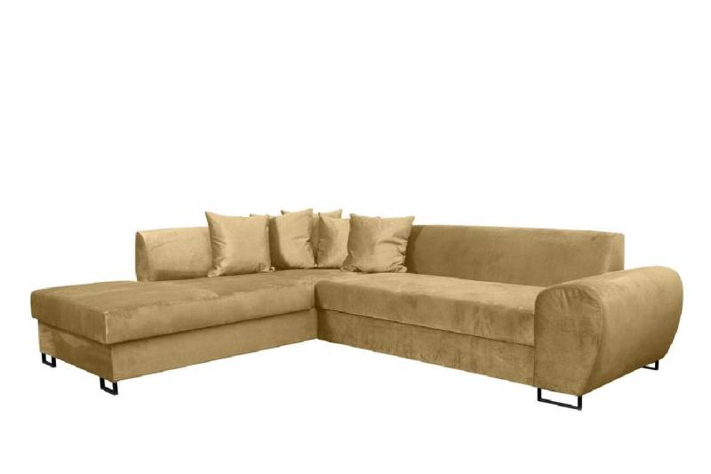 JVmoebel Ecksofa Möbel Sofa Designer Sofa Bettfunktion Bettkasten Schlafsofa Ecksofa, Mit Bettfunktion von JVmoebel