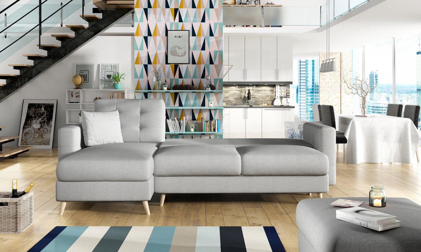 JVmoebel Ecksofa Multifunktionales Sofa Schlafcouch für das Wohnzimmer Ecke Polster, Made in Europa von JVmoebel